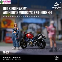 MoreArt 1/64 Scale - Trendy Rider with Ducatti Motorcycle Figure Set (Resin Model) - (PRE-ORDER)