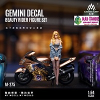 MoreArt 1/64 Scale - Checkered Flag Racing Girl Doll Set - (PRE-ORDER)