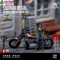 MoreArt 1/64 Scale - Auto Repair Four Figure Doll Set (Resin Model) - (PRE-ORDER)