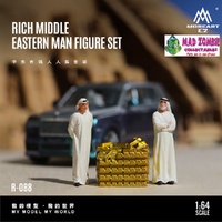 MoreArt 1/64 Scale - Middle Eastern Wealthy Man Figure Set (Resin Model) - (PRE-ORDER)