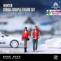 MoreArt 1/64 Scale - Winter Stroll Couple Figure Set (Resin Model) - (PRE-ORDER)