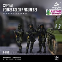 MoreArt 1/64 Scale - Special Forces Soldier Figure Set (Resin Model) - (PRE-ORDER)