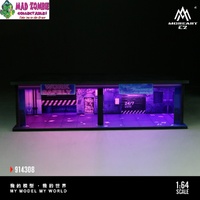 MoreArt 1/64 Scale - Parking Garage Drift Scene (with working drift) - (PRE-ORDER)