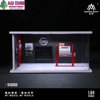 MoreArt 1/64 Scale -  Nissan Auto Repair Shop G-style - (Lighted) - (PRE-ORDER)