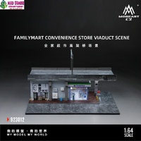 MoreArt 1/64 Scale - Family Mart Convenience Store Viaduct Scene (Lighted) - (PRE-ORDER)