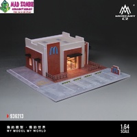 MoreArt 1/64 Scale - McDonald's Restaurant in Sedona, Arizona, USA ( Turquoise Arches) - (PRE-ORDER)