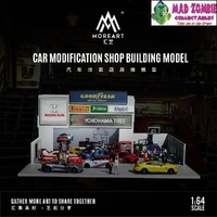 MoreArt 1/64 Scale - Car Modification Shop with LED