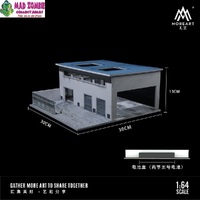 MoreArt 1/64 Scale - Factory Building Scene Diorama - (PRE-ORDER)