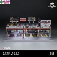 MoreArt 1/64 Scale - American-style Auto Repair Shop - (PRE-ORDER)