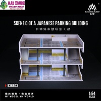 MoreArt 1/64 Scale - Japanese parking garage scene, C style - (Lighted) - (PRE-ORDER)