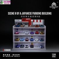 MoreArt 1/64 Scale - Japanese Parking Garage Scene Model H Edition (Lighted) - (PRE-ORDER)