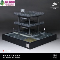 MoreArt 1/64 Scale - Parking Garage Drift Scene (with working drift) - (PRE-ORDER)