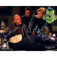 SG-1 Autograph Amada Tapping, Michael Shank, Carmen Argenziano