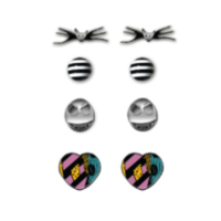 THE NIGHTMARE BEFORE CHRISTMAS - 4 PACK EARRING SET