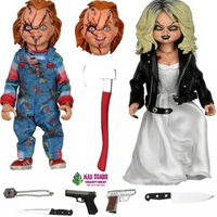 Bride of Chucky Chucky and Tiffany 8-Inch Scale Clothed Action Figure 2-Pack