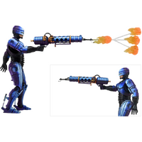 Robocop Vs Terminator (93' Video Game) - 7" Scale Action Figure - Series 2 Robocop w/ Flamethrower