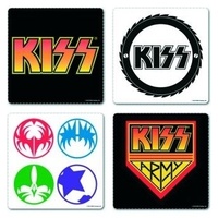 Kiss Set of 4 Coasters