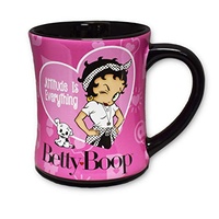 Betty Boop "Attitude is Everything" Pink Mug