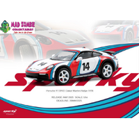 Sparky x TIny 1/64 - Porsche 911(992) Dakar Martini Rallye 1978 (Tiny Exclusive) - PRE-ORDER