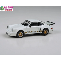 Para 64 1/64 - Porsche 911 Carrera RSR 3.0 Grand Prix White Diecast Model Car