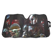 Star Wars The Mandalorian Grogu in Cockpit Accordion Sunshade