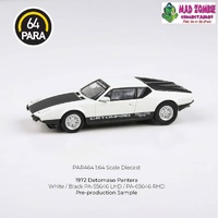 Para 64 - 1972 De Tomaso Pantera White Black - (PRE-ORDER)