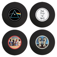 PINK FLOYD SET OF 4 VINYL COASTERS