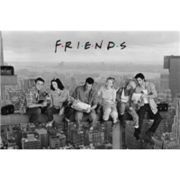 Friends Poster - Lunch on a Sky Scraper