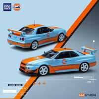 Pop Race 1:64 Scale - Nissan Skyline GTR R34 Gulf Oil Livery
