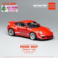Pop Race 1:64 Scale - Porsche RWB 997 RED