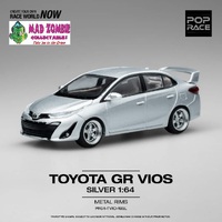 Pop Race 1:64 Scale - Toyota GR VIOS Silver