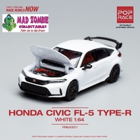 Pop Race 1:64 Scale - Honda Civic Type-R FL5 Champ White