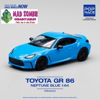 Pop Race 1:64 Scale - Toyota GR86 Neptune Blue