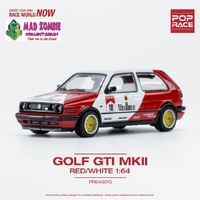 Pop Race 1:64 Scale - Volkswagen Golf GTI Red/White