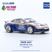 Pop Race 1/64 Scale - RWB 997 RED BLUE