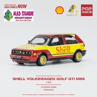 Pop Race 1/64 Scale - Shell Volkswagen Golf GTI MKII (Opening Rear Hatch)