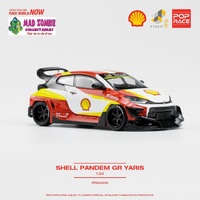 Pop Race 1/64 Scale - Shell Toyota Pandem GR Yaris