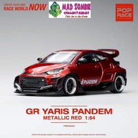 Pop Race 1:64 Scale - GR Yaris Pandem Red