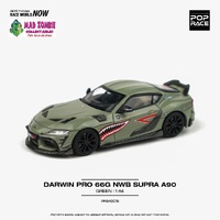Pop Race 1/64 Scale - DARWIN PRO 66G NWB SUPRA A90 GREEN