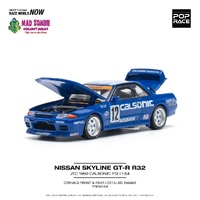 Pop Race 1/64 Scale - NISSAN SKYLINE GT-R R32 JTC 1990 CALSONIC #12