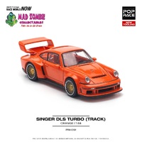 Pop Race 1/64 Scale - SINGER DLS TURBO (TRACK) ORANGE