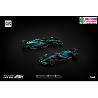 Pop Race 1/64 Scale -  ASTON MARTIN AMR23 F1 - #14 F. ALONSO - PRE-ORDER