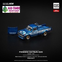 Pop Race 1/64 Scale - PANDEM DATSUN 620 BLUE NEW TOOLING - PRE-ORDER