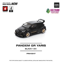 Pop Race 1/64 Scale - Pandem GR Yaris Black (Manila International Auto Show 2025 model) - PRE-ORDER