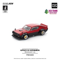 Pop Race 1/64 Scale - KPGC110 KENMERI - RED/BLACK - PRE-ORDER