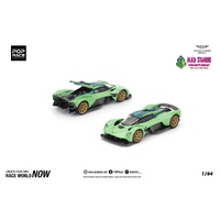 Pop Race 1/64 Scale - ASTON MARTIN VALKYRIE IRIDESCENT EMERALD - PRE-ORDER