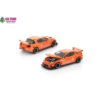 Pop Race 1/64 Scale - MAZDA RX-8 RE-AMEMIYA CHROME ORANGE - PRE-ORDER
