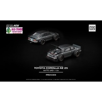 Pop Race 1/64 - TOYOTA COROLLA KE 25 MATTE GREY - PRE-ORDER