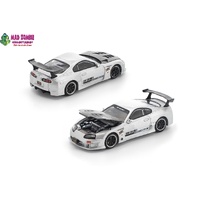 Pop Race 1/64 - TOP SECRET GT300 SUPRA SILVER - PRE-ORDER