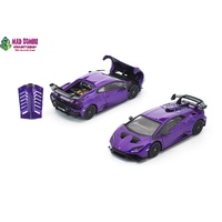 Pop Race 1/64 - LAMBORGHINI HURACAN STO VIOLA PASIFAE - PRE-ORDER